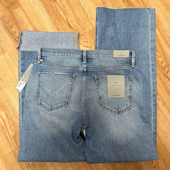 NWT HUDSON HIGH RISE WIDE LEG ROSIE SIZE 29 Celestial - Picture 4 of 11